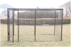 Portable Chain Link Dog Kennel