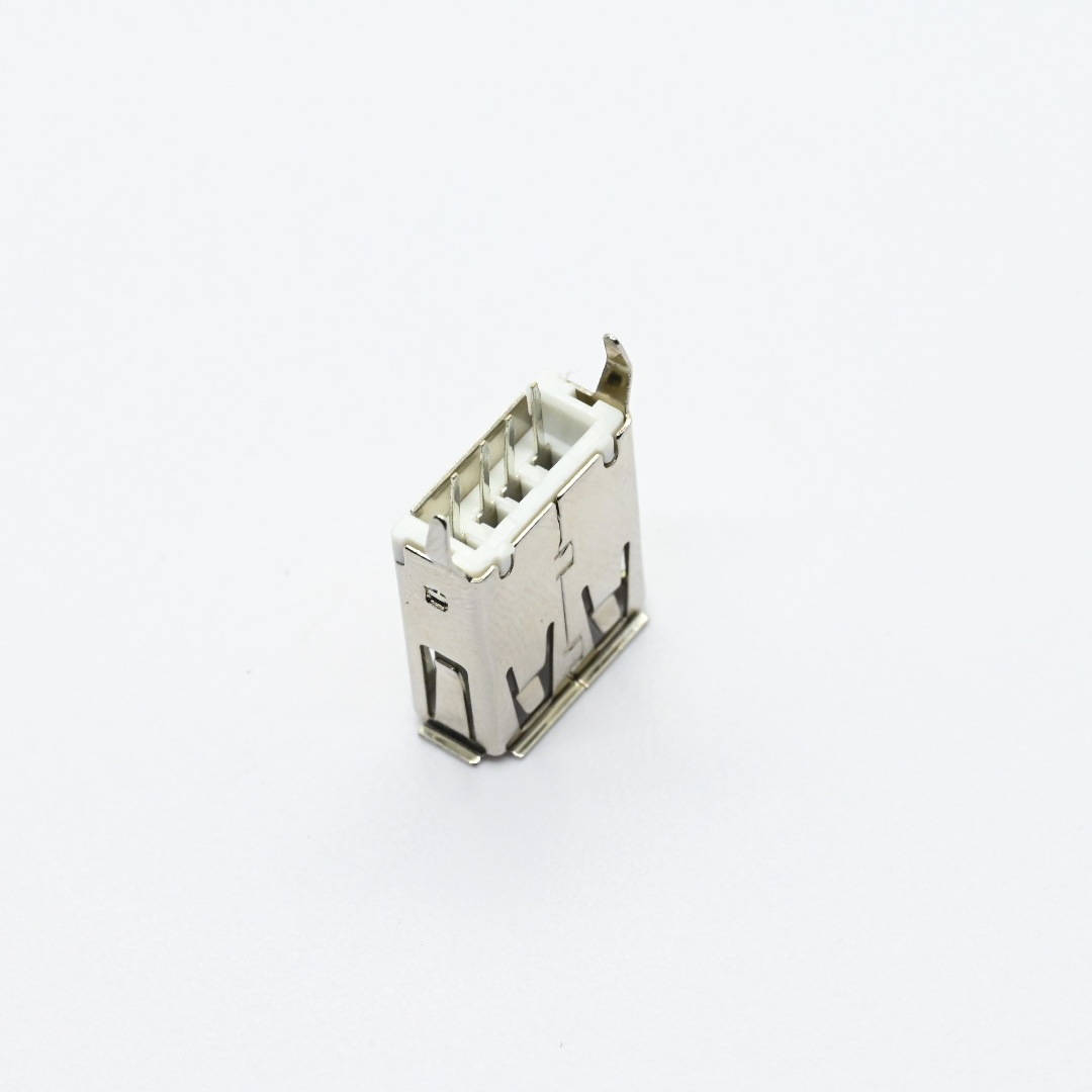 UAFS07B-BPBS0AD+USB A Type Receptacle Straight DIP L=15.lmm Crimping Bend Legs(3) UAFS07B-BPBS0AD+USB A Type Receptacle Straight DIP L=15.lmm Crimping Bend Legs(3)