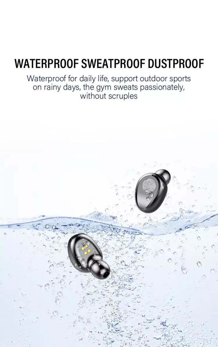 F9-34 Wireless Earphone TWS Earbuds F9 2000mAh Battery LCD Display Headset With Power Bank F9-34 Wireless Earphone TWS Earbuds F9 2000mAh Battery LCD Display Headset With Power Bank
