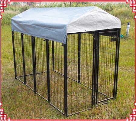 屋外溶接犬舎 outdoor welded dog kennel