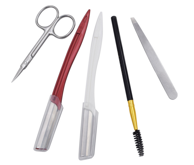 eyebrow shaping tools