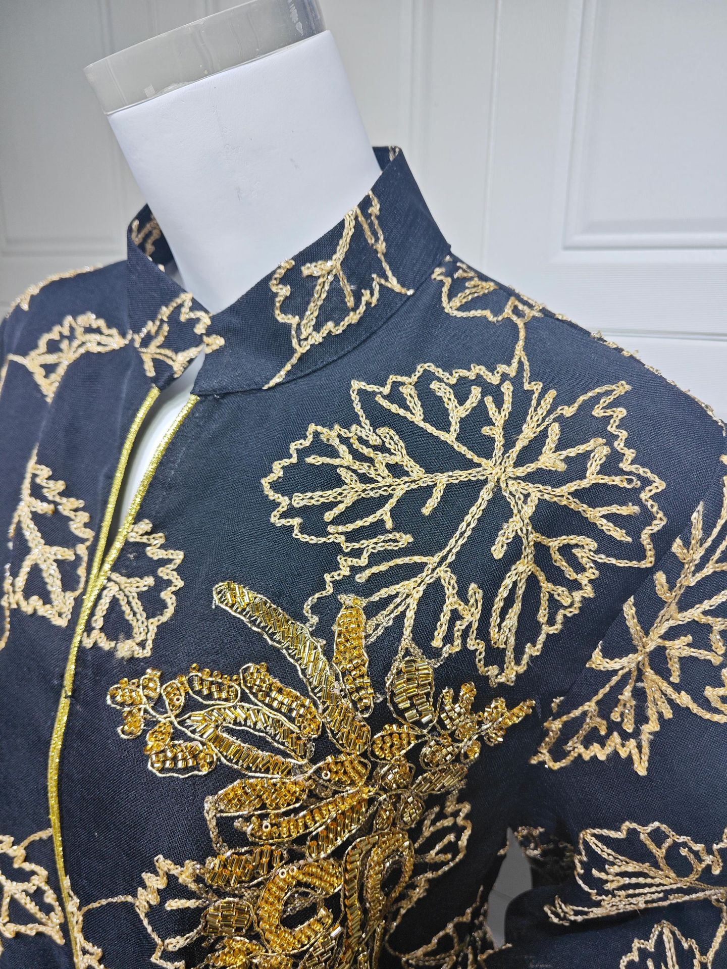 Beaded Abaya Dress AB087 (6) Beaded Abaya Dress AB087 (6)