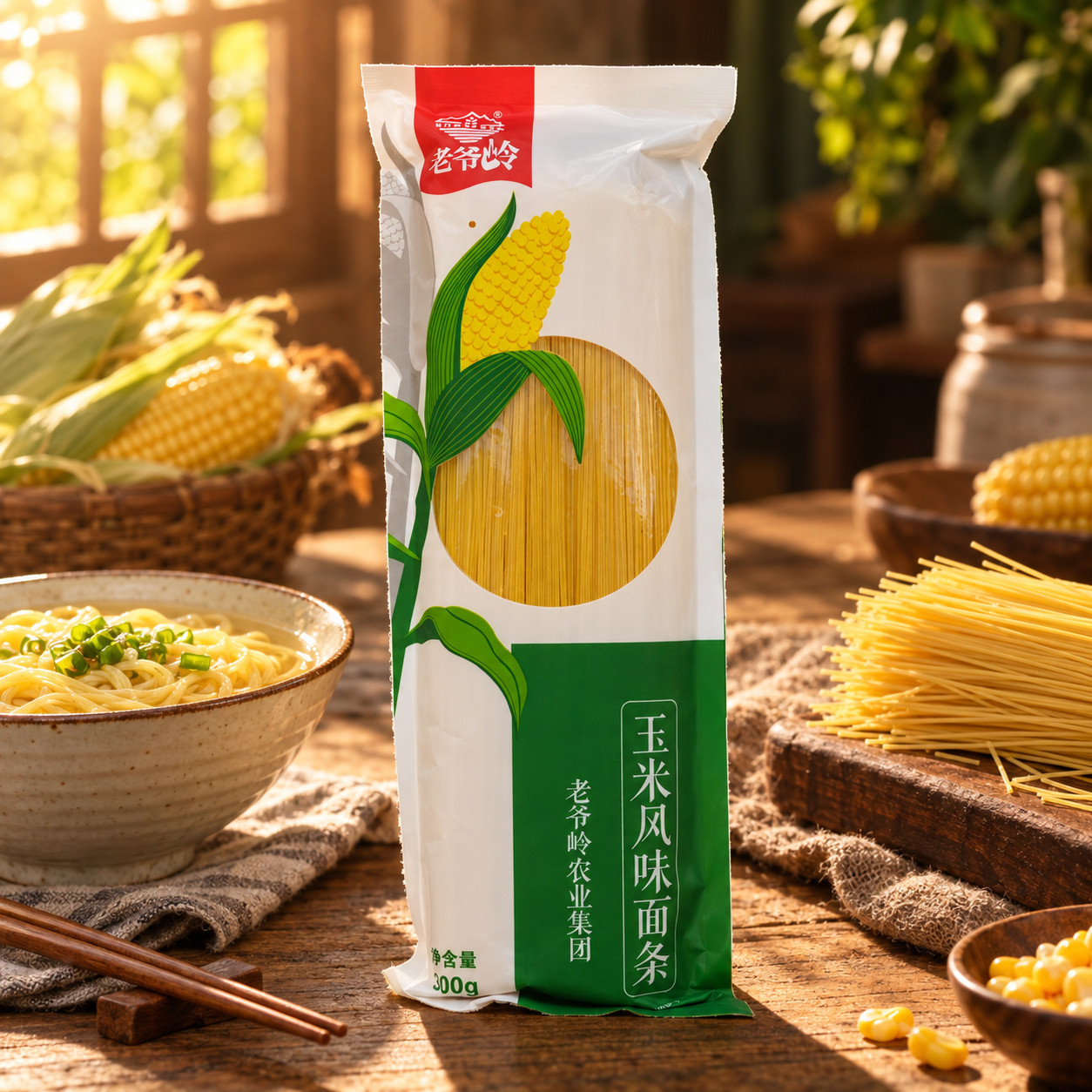 Half cooked corn noodles4 Half cooked corn noodles4