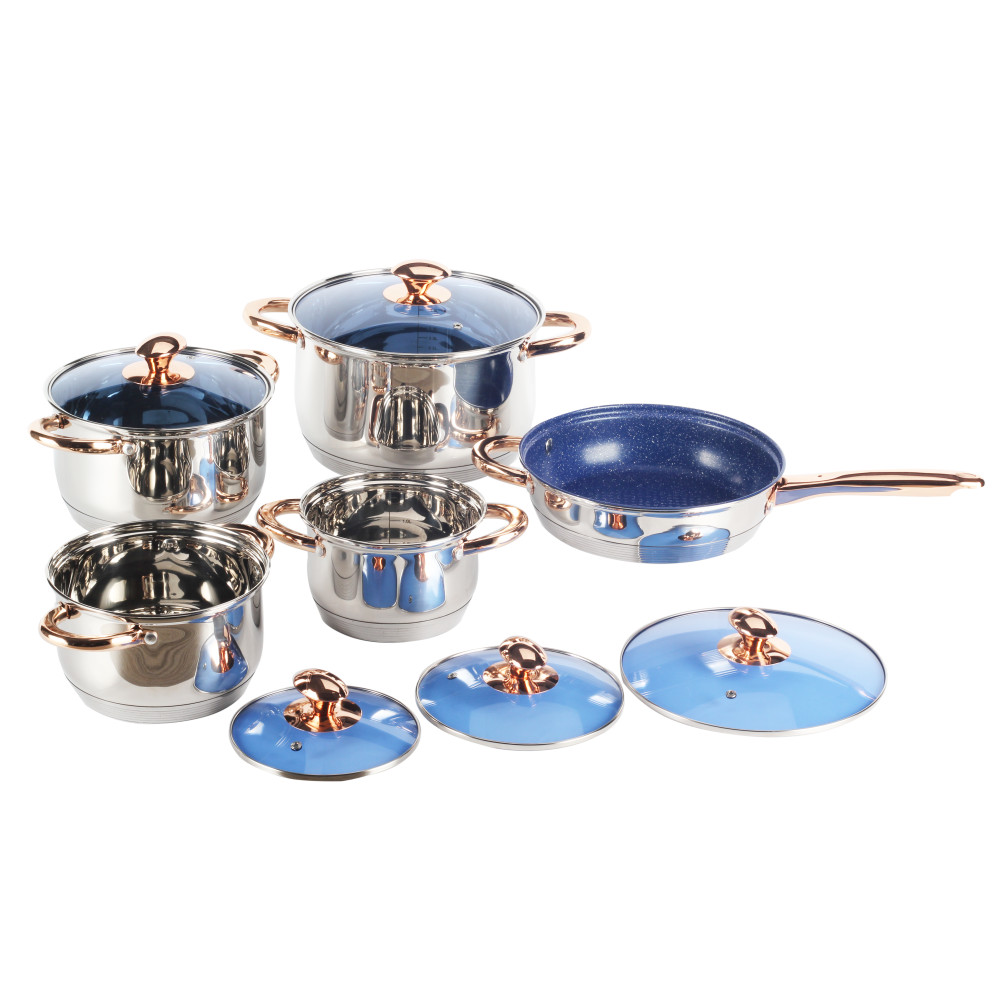 Gold Handle Induction Cookware Set