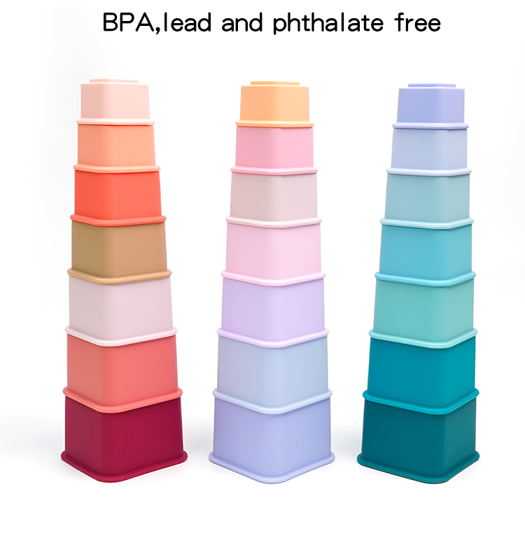 silicone stacking toy MFZ-G017 silicone stacking toy MFZ-G017