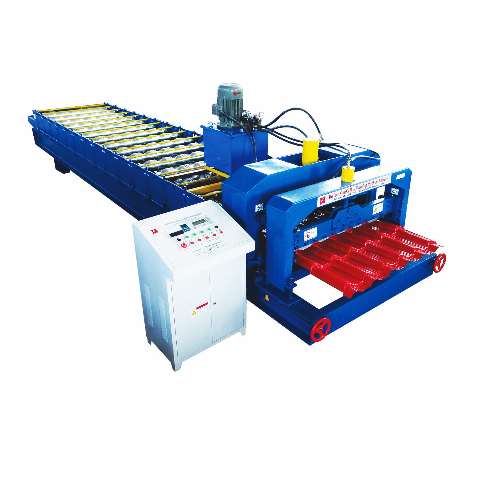 Roof Glazed Tile Roll Forming Machine