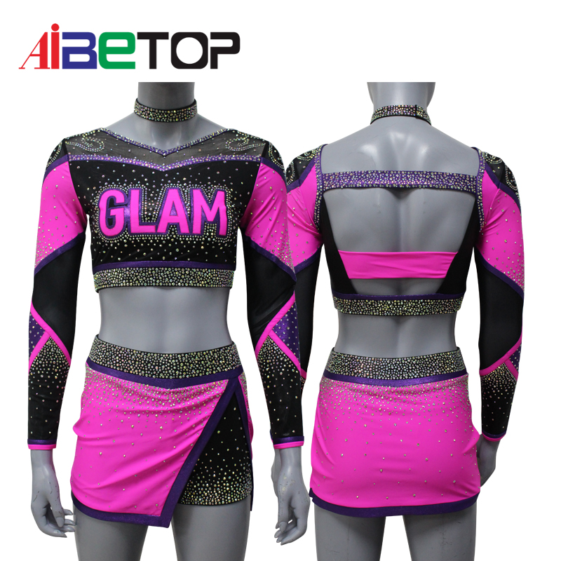 Custom Long Sleeve Cheerleading Uniforms1 Custom Long Sleeve Cheerleading Uniforms1