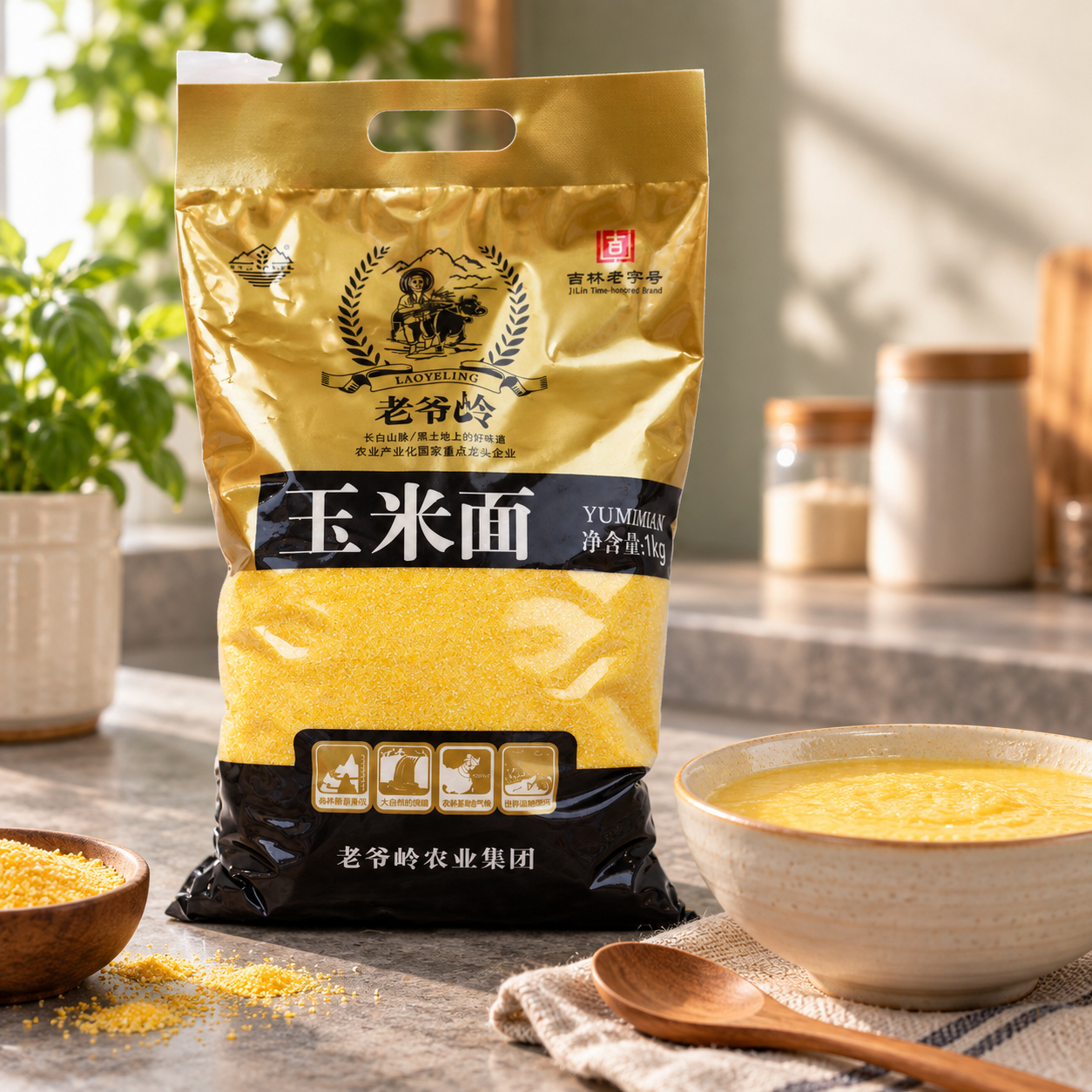 Organic mixed grain cornmeal4 Organic mixed grain cornmeal4