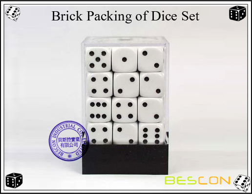 Brick Packing of Dice Set Brick Packing of Dice Set