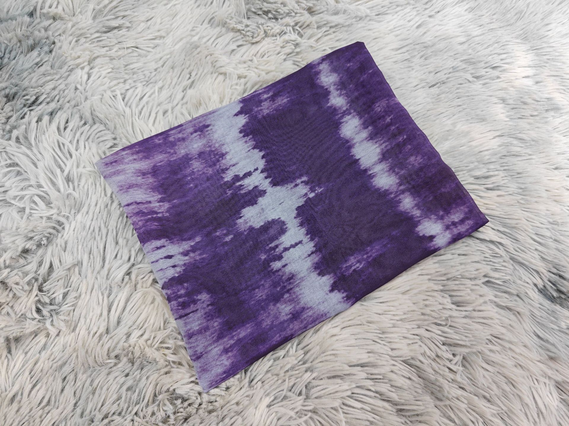 Purple Tie-Dye Open Abaya Matching Hijab Set MQ269 (11) Purple Tie-Dye Open Abaya Matching Hijab Set MQ269 (11)