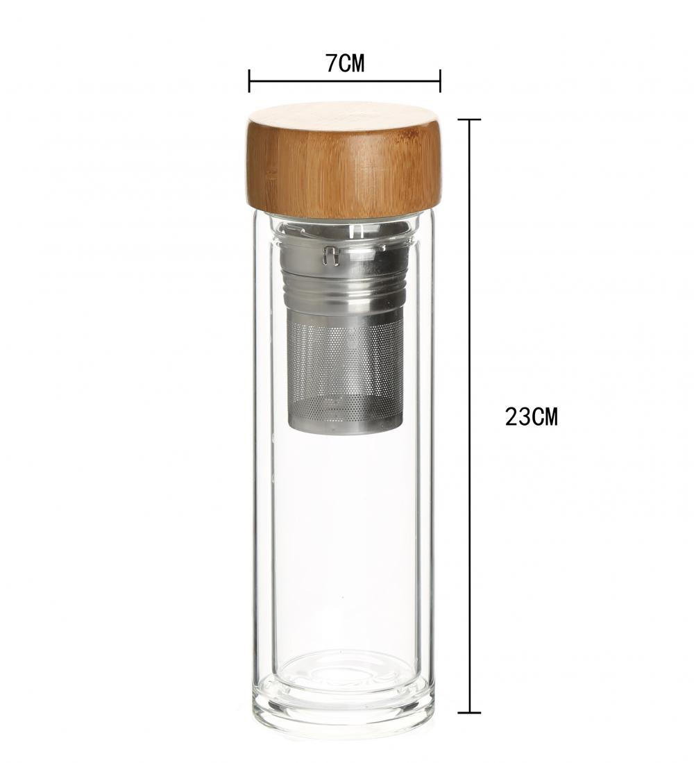 Double Wall Glass Bottle Double Wall Glass Bottle