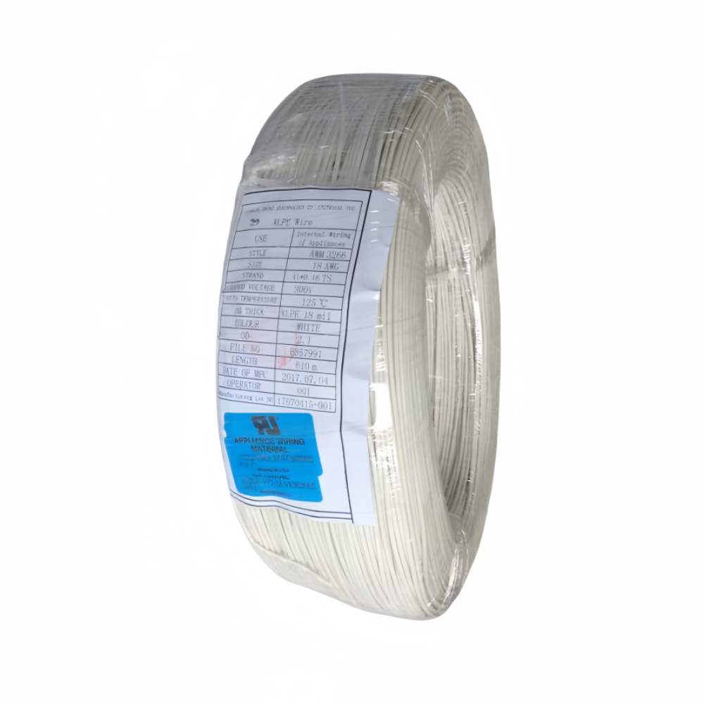 XLPE wire AWM3266 18# WHITE XLPE wire AWM3266 18# WHITE