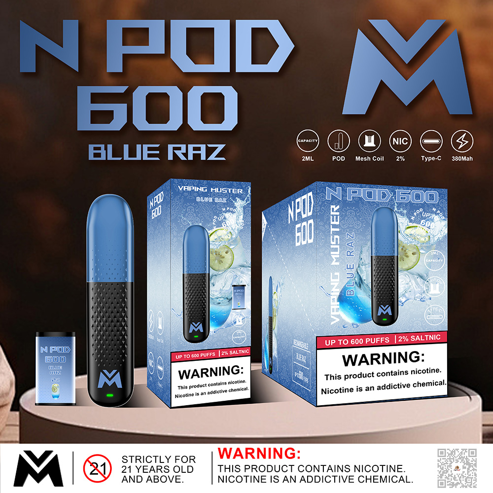N Pod electronic cigarette 600 Puff N Pod electronic cigarette 600 Puff
