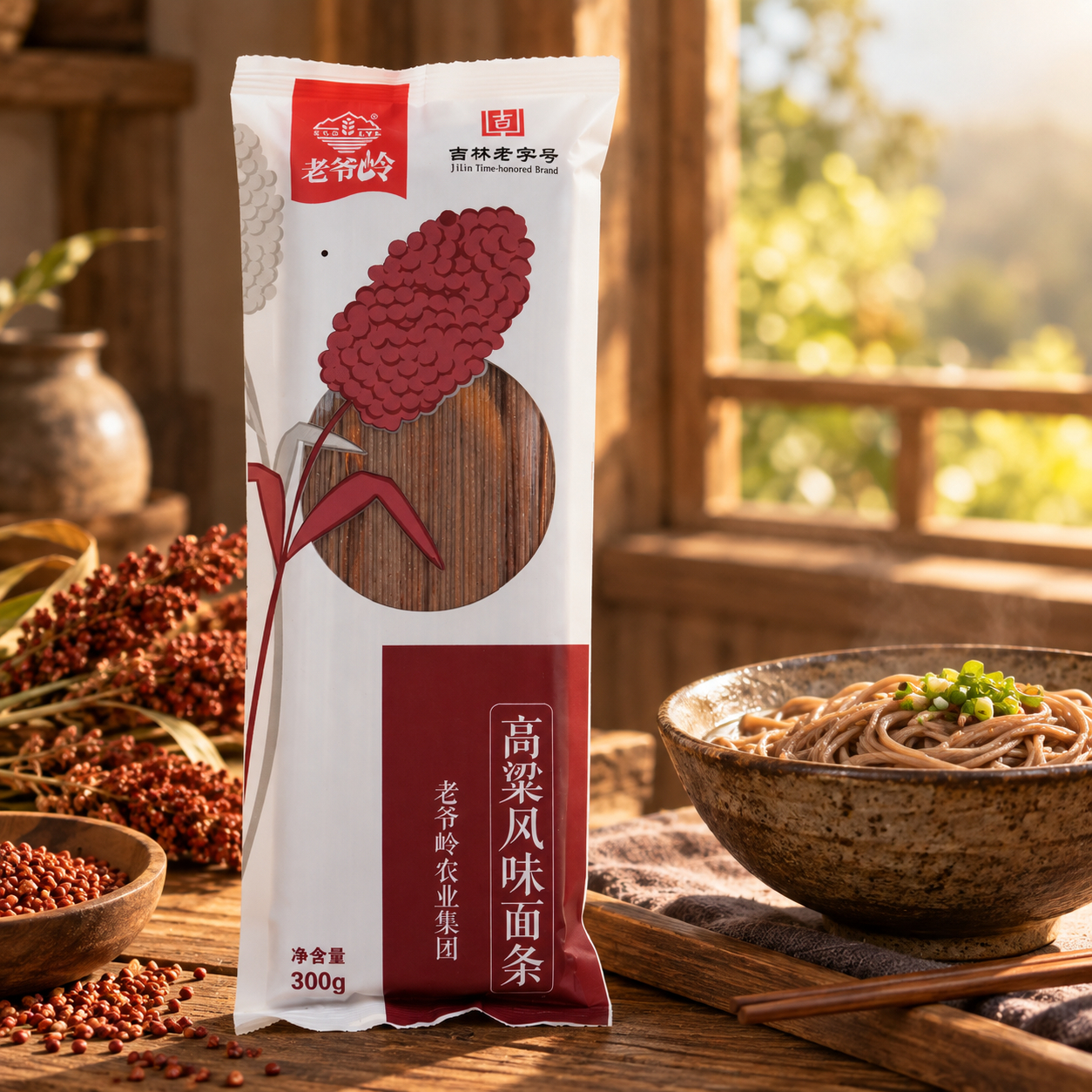 Half cooked sorghum noodles3 Half cooked sorghum noodles3