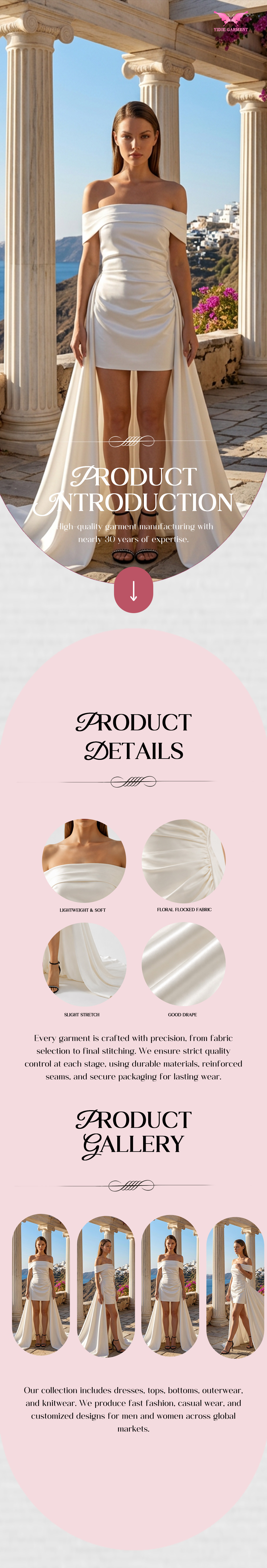 Elegant Trailing Evening Dress Elegant Trailing Evening Dress