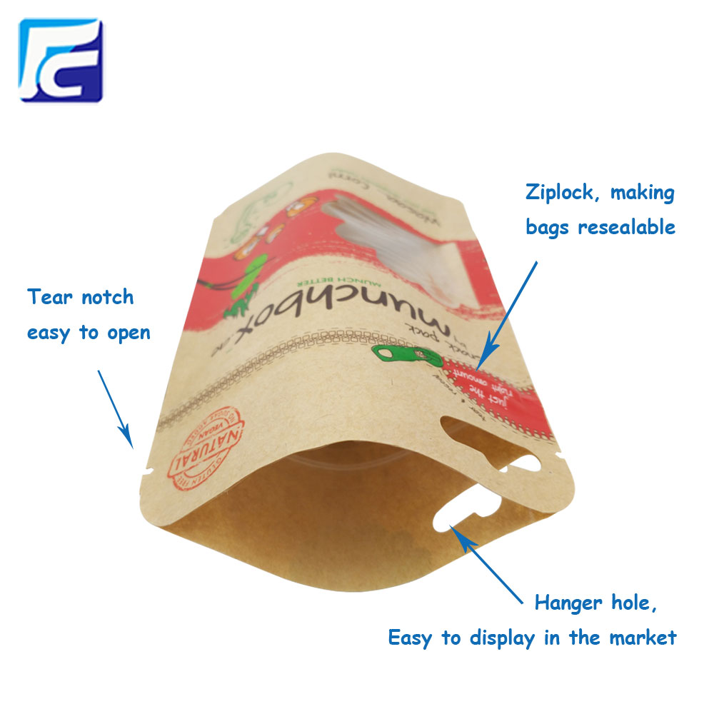 Papieren zak met gedroogd voedsel Dried Food Paper Bag