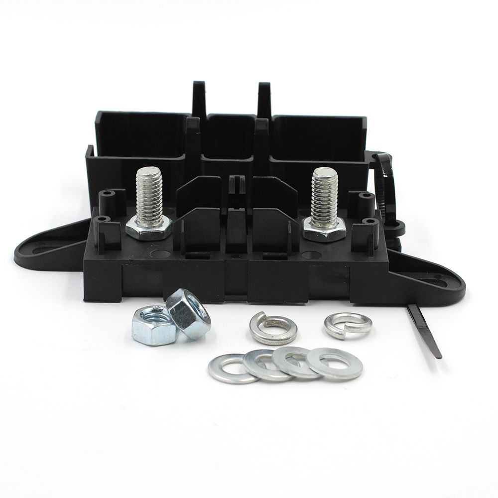 AD185 MEGA fuse holder with M8 threaded studs AD185 MEGA fuse holder with M8 threaded studs