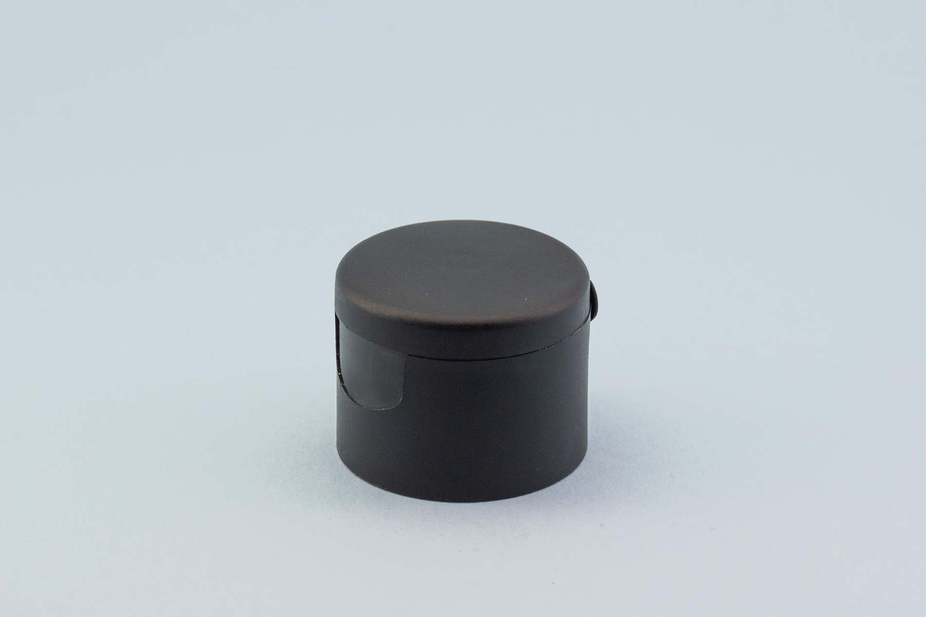 24/410 Matte Black Flip Top Cap 24/410 Matte Black Flip Top Cap