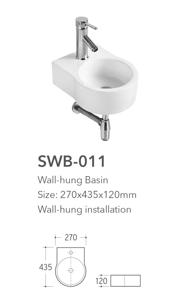 Swb 011 Wb 028 Wall Hung Basin