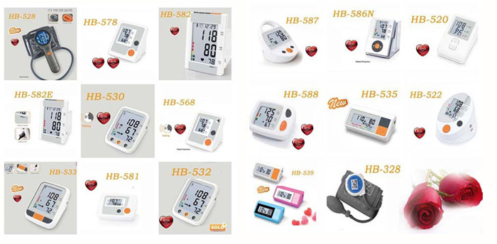 Andere digitale Blutdruckmessgeräte Other digital blood pressure monitors