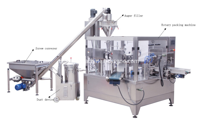 empaquetadora rotatoria automática automatic rotary packing machine