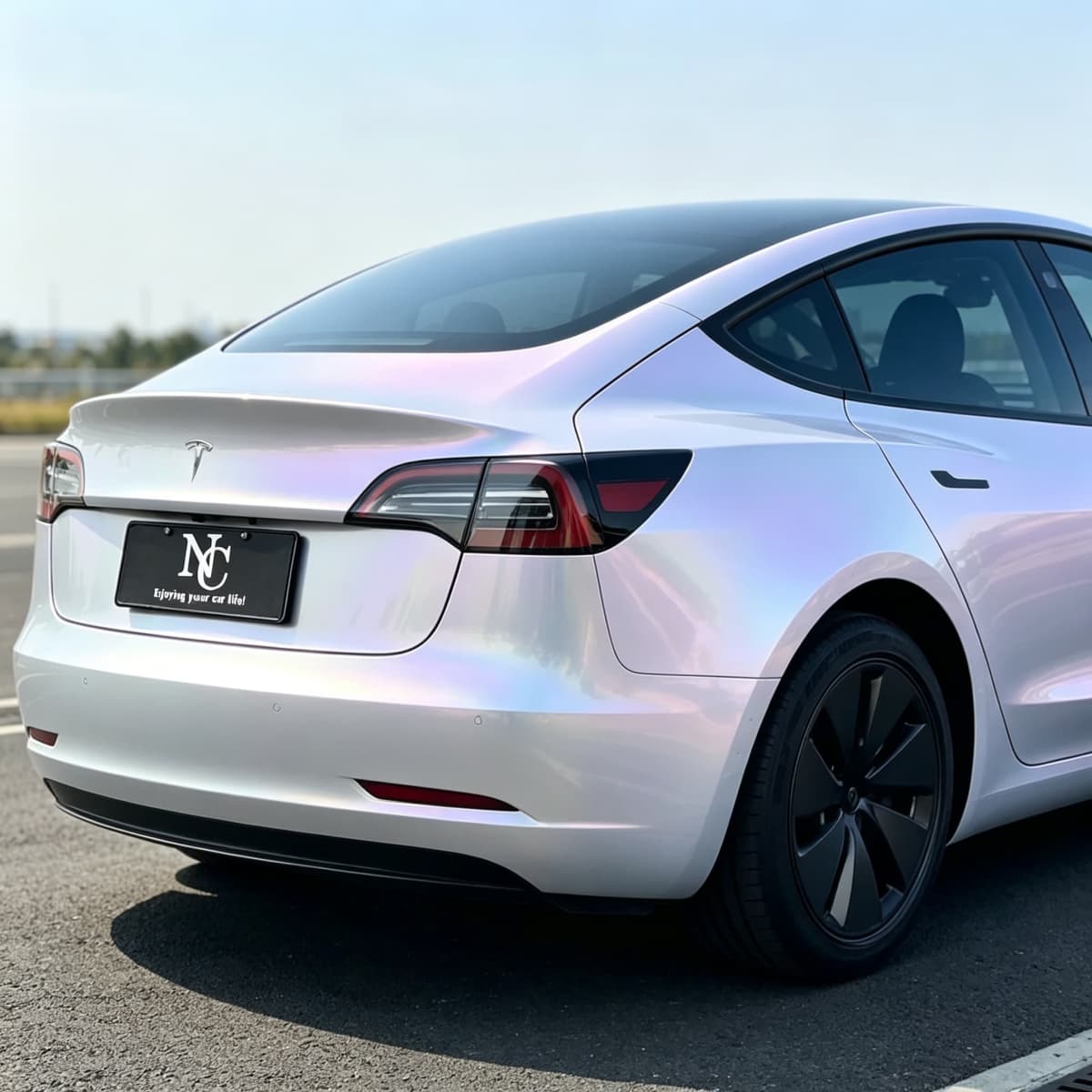 Self-Healing Tech-Silver Purple Car Wrapping Self-Healing Tech-Silver Purple Car Wrapping