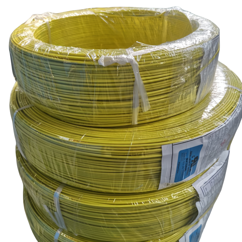 UL1330 18# yellow Fluorine plastic wire UL1330 18# yellow Fluorine plastic wire