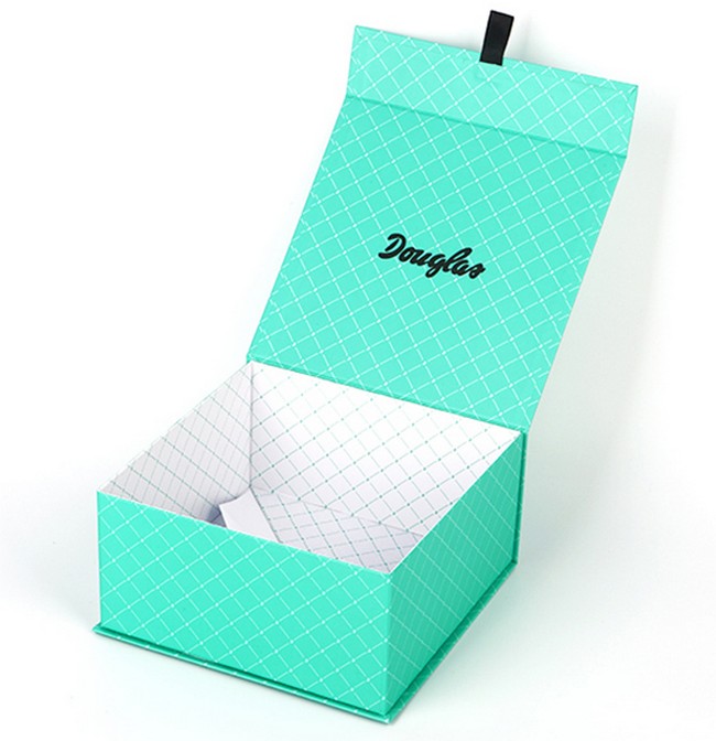 Płaskie, zielone pudełko składane Flat Green Folding Box