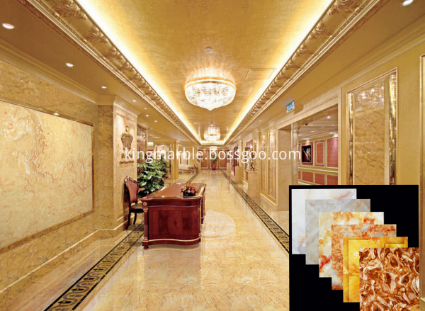 interior Pvc 3D marble ceiling panel