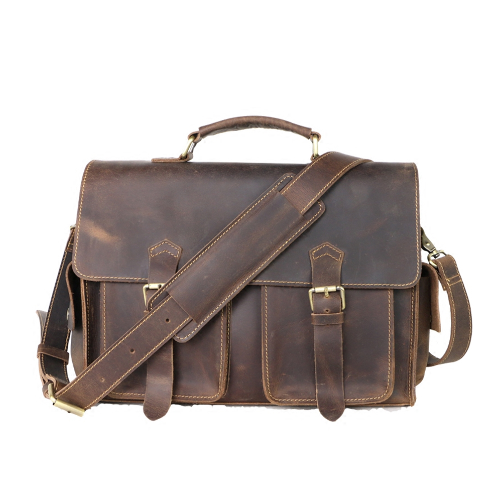 PU Leather Men Messenger Bag