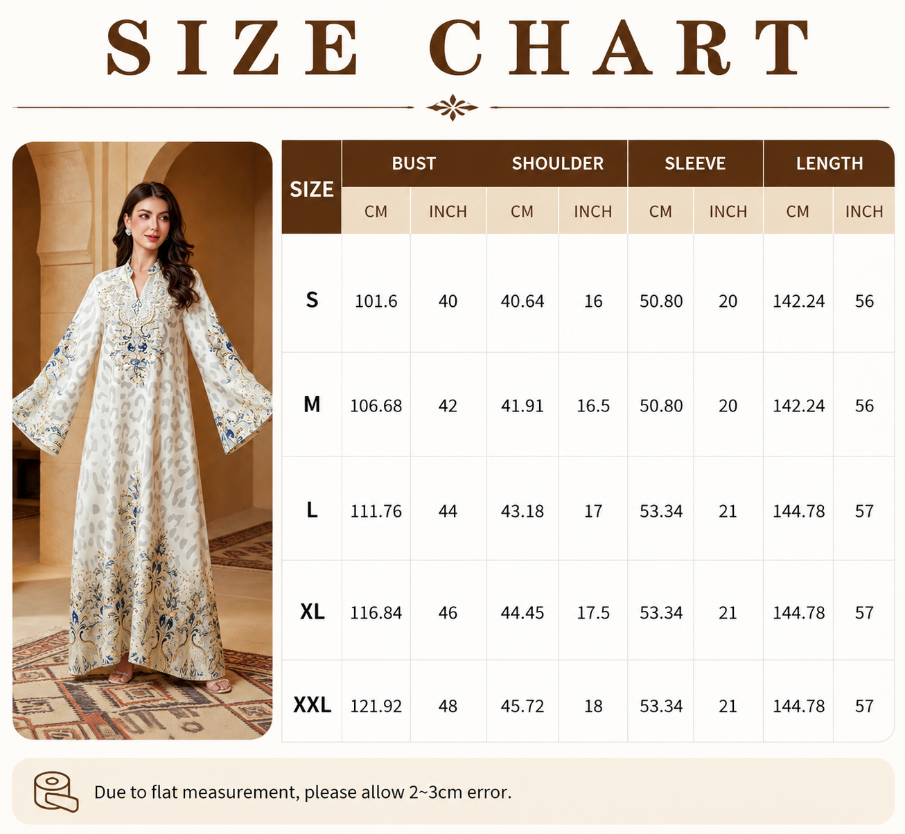Printed Abaya Dress with Rhinestone Embellishment Printed Abaya Dress with Rhinestone Embellishment