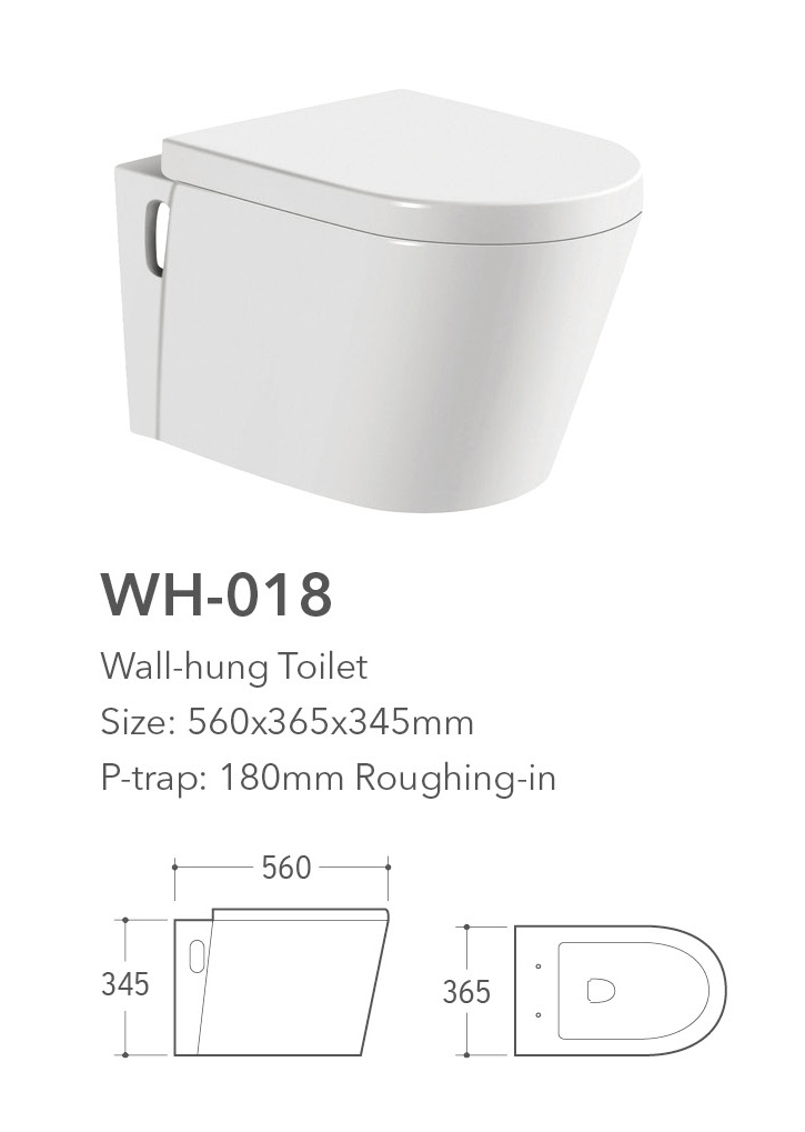 Wh 018 Wall Hung Toilet