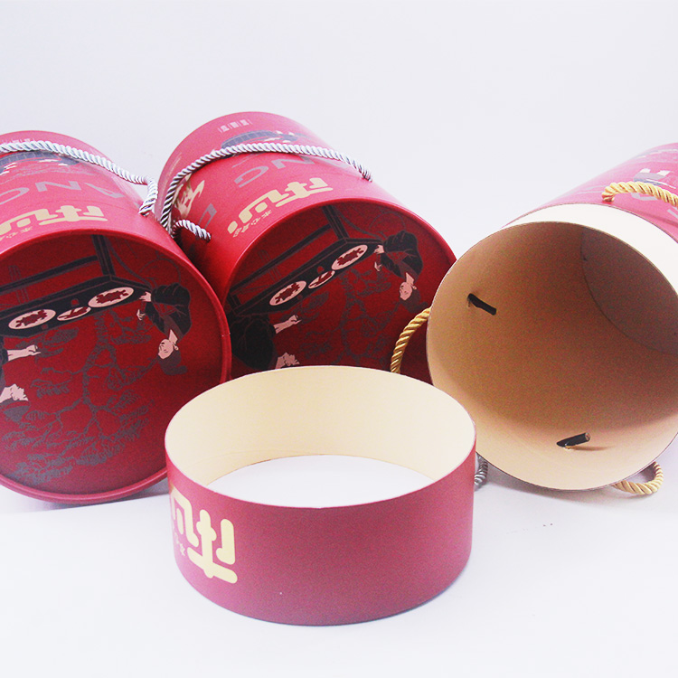 Paper Tube Packaging with Ropes Paper Tube Packaging with Ropes