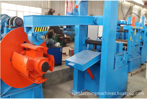 single head decoiler of pipe machine single head decoiler of pipe machine