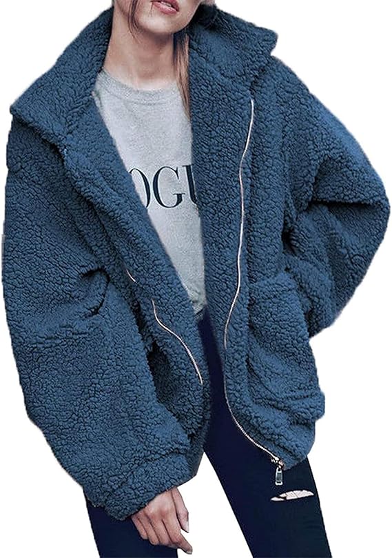 Blue fleece coat (9) Blue fleece coat (9)