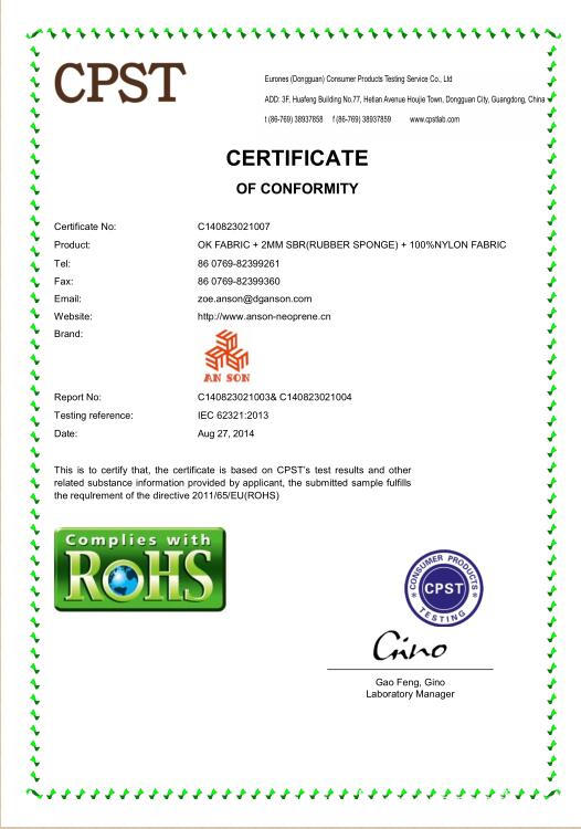 lunch certificate