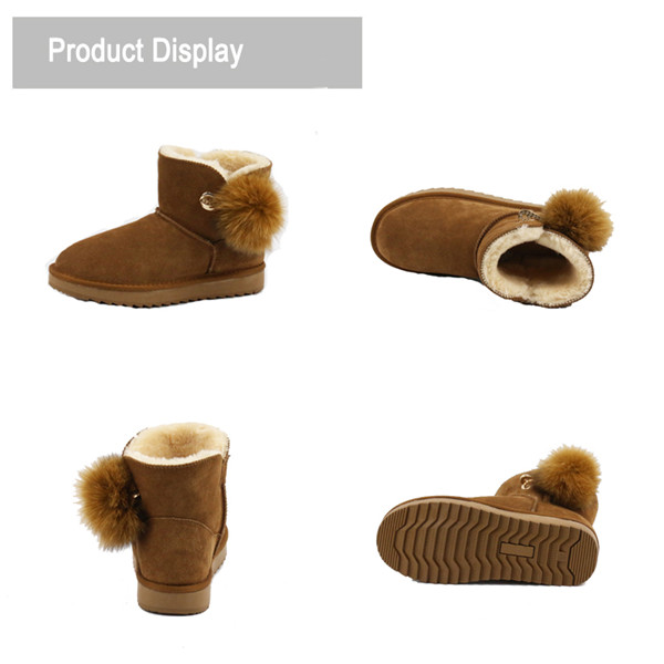 Fashionable ankle snow boots Fashionable ankle snow boots