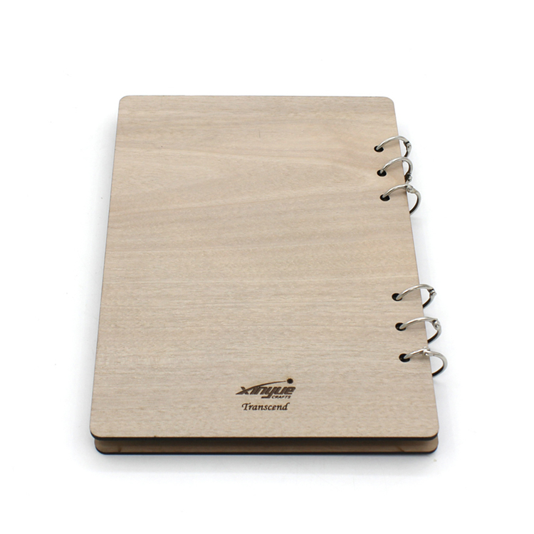 Notebook Kertas Custom A5 Borong Dengan Penutup Kayu Wholesale Custom A5 Paper Notebook With Wooden Cover