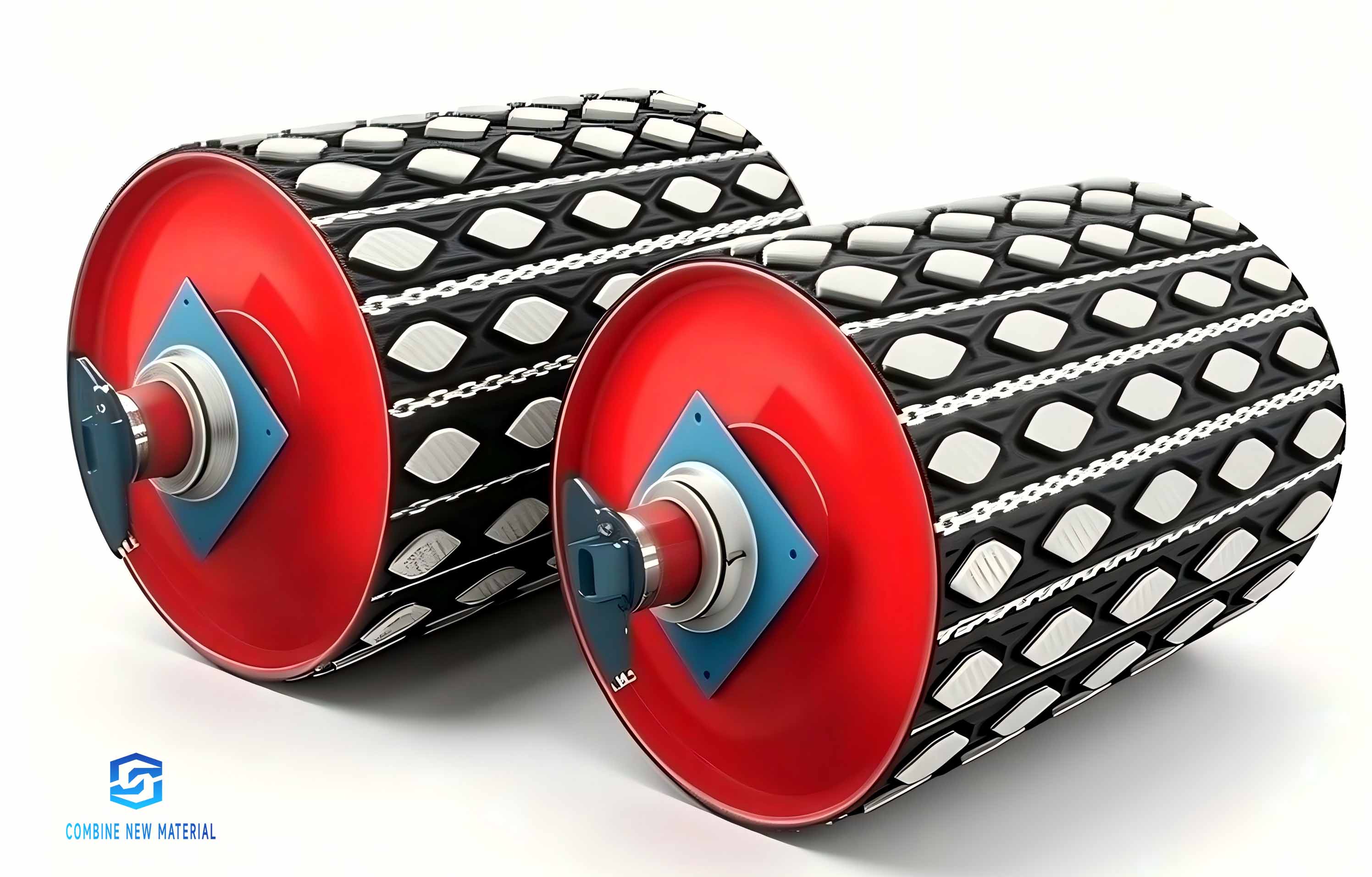 Replaceable Ceramic Pulley Lagging Replaceable Ceramic Pulley Lagging
