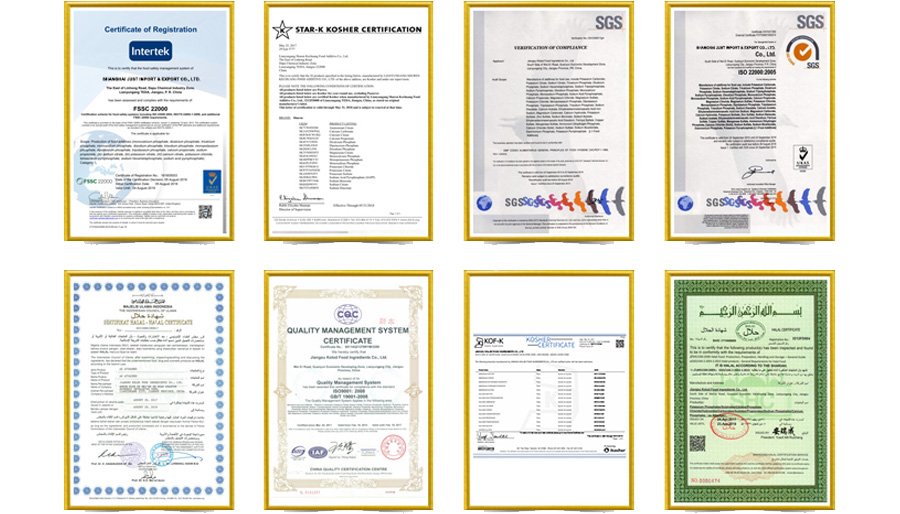 Kosher Halal Iso Haccp Certificate