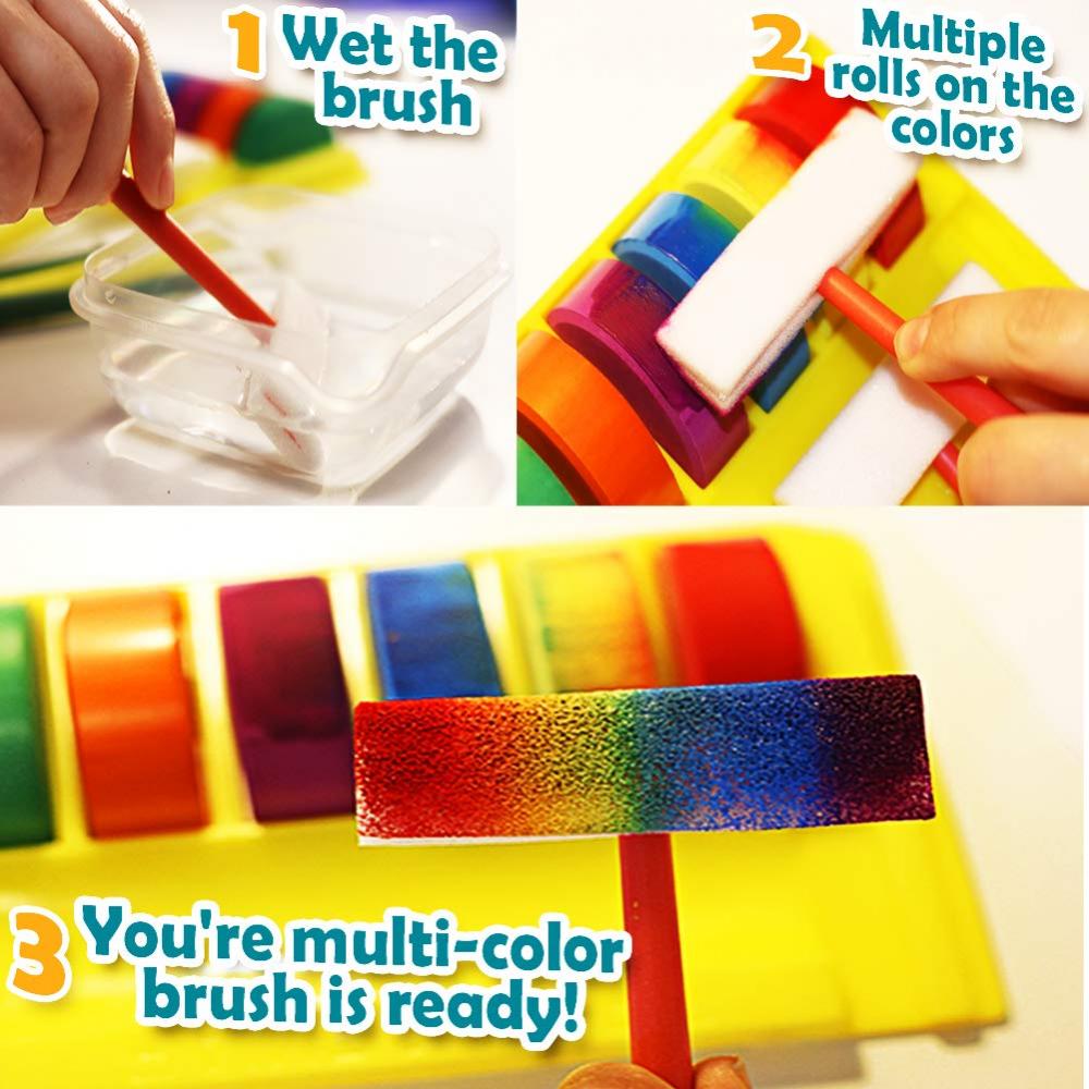 Rainbow Sponge Brush 1 Rainbow Sponge Brush 1