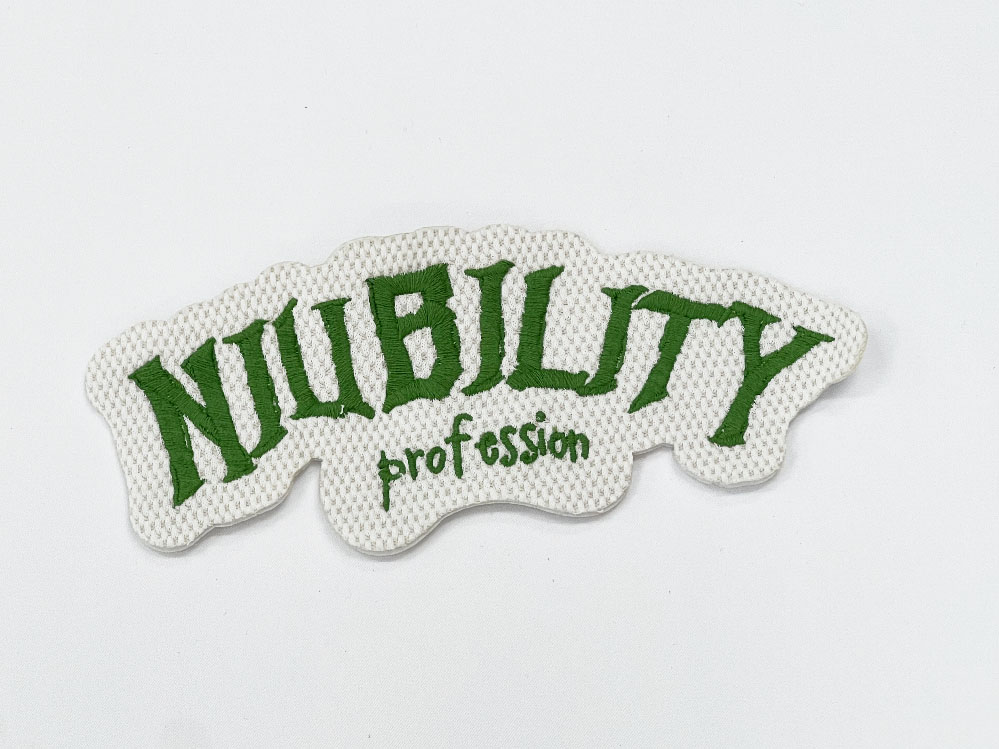 Cutting piece embroidery logo Cutting piece embroidery logo