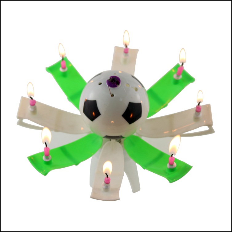 Футбольная форма свечи Football shape candle