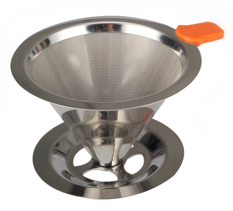 Filtro de café em favo de mel de aço inoxidável Honeycombed Stainless Steel Coffee Filter