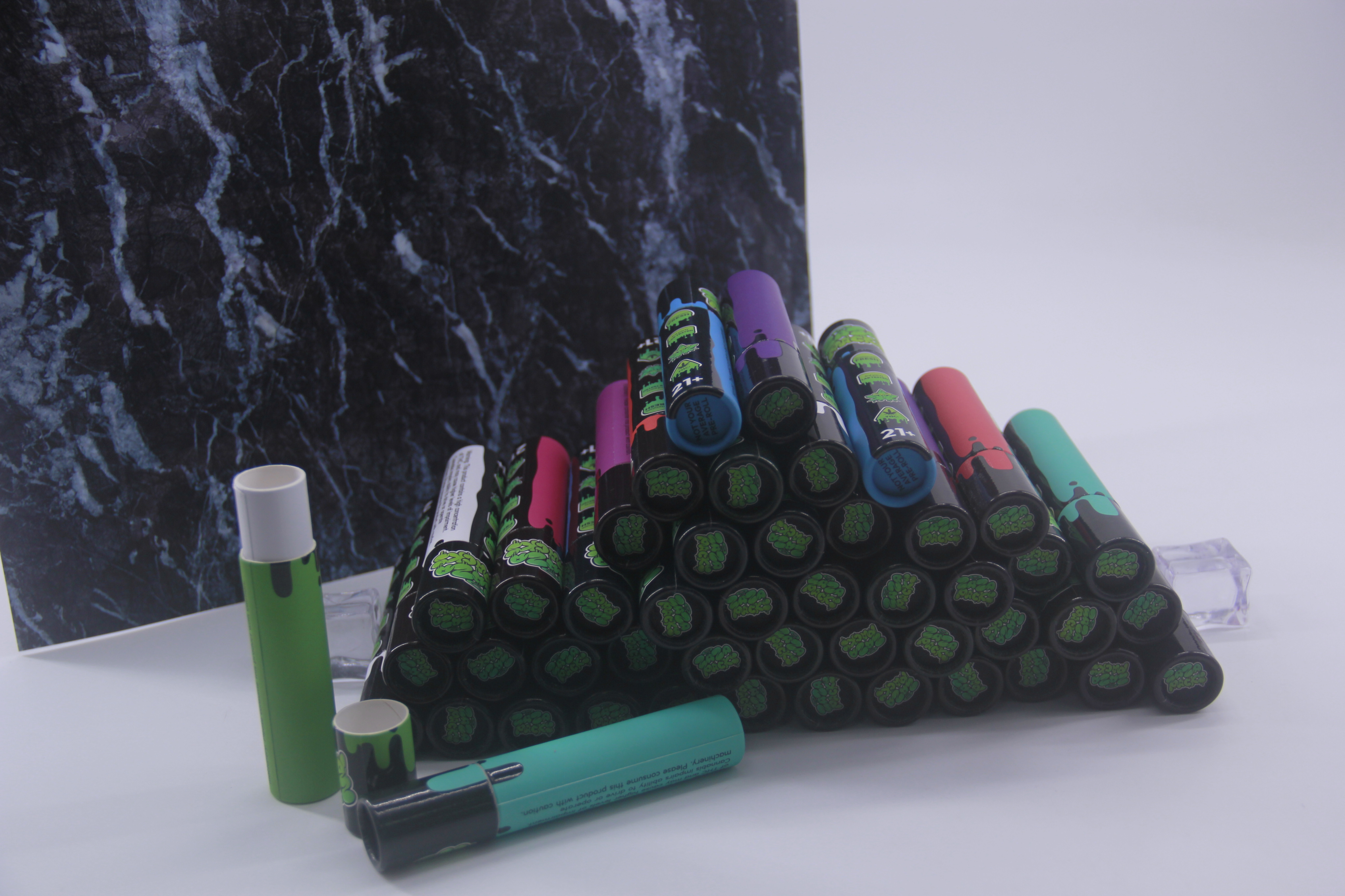 Wholesale custom e-cigarette round paper tube packaging Wholesale custom e-cigarette round paper tube packaging