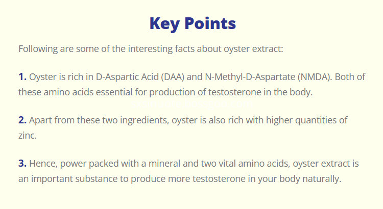 Key Points Of Oyster Extract Key Points Of Oyster Extract