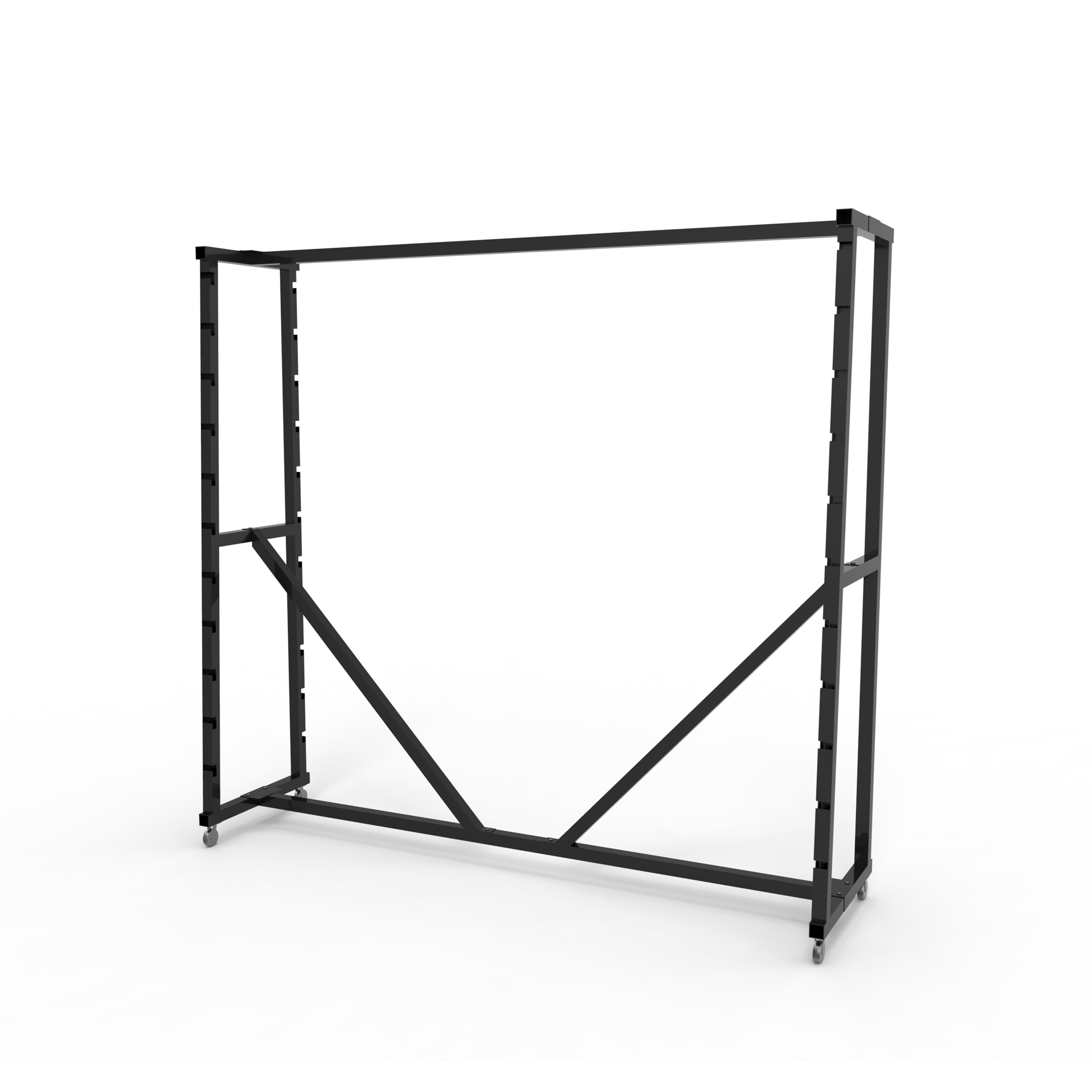 Support d'écran en métal mobile Metal Moveable Canvas Display Stand