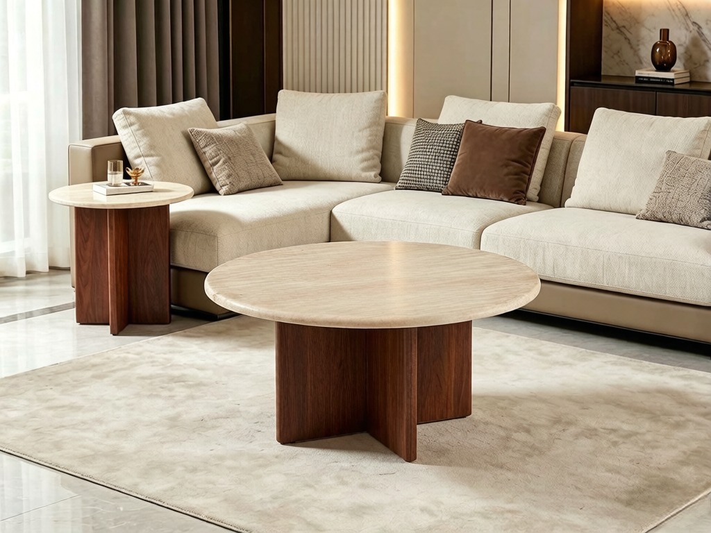 BR-CT-6106 marble top coffee table7 BR-CT-6106 marble top coffee table7