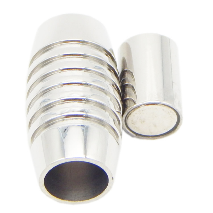 4mm穴ステンレススチールレザーコード磁気クラスプ 4mm Hole Stainless Steel Leather Cord Magnetic Clasp