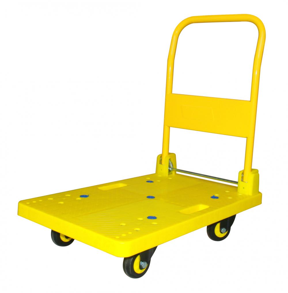 400kgs Plastic Platform Folding Hand Trolley